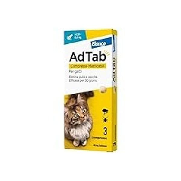 Antiparassitario Adtab Gatti Elanco 2 0,5 kg 3 Pezzi - 2