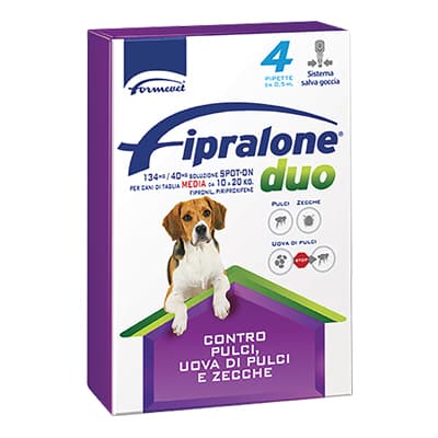 Antiparassitario Fipralone Duo Cane Formevet 20 pipette 4 10 kg - 2