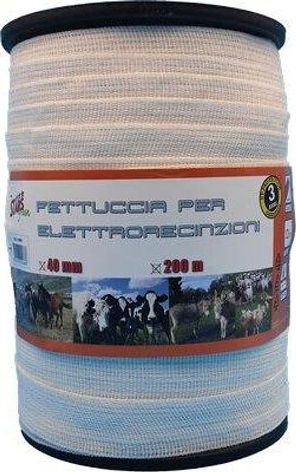 Fettuccia Elettrorecinzione Stars Fili Acciaio Inox 12 mm 40 200 m - 2