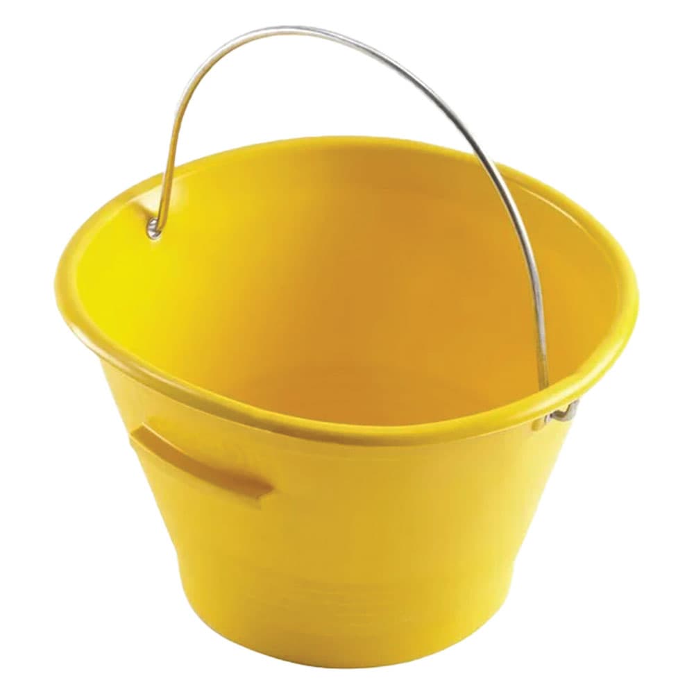 Secchio per Muratore Mek Edil Giallo 14 Litri 10 Pezzi Ø 360 mm - 2