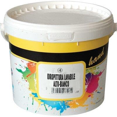 Idropittura Lavabile Alto Bianco Hand Bianco Lt 14 - 2
