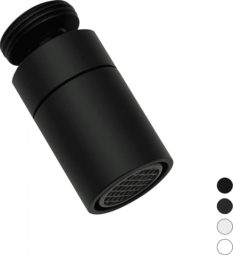 Aeratore con Snodo per Monocomando Bidet Artic Nero Opaco Maria - 2