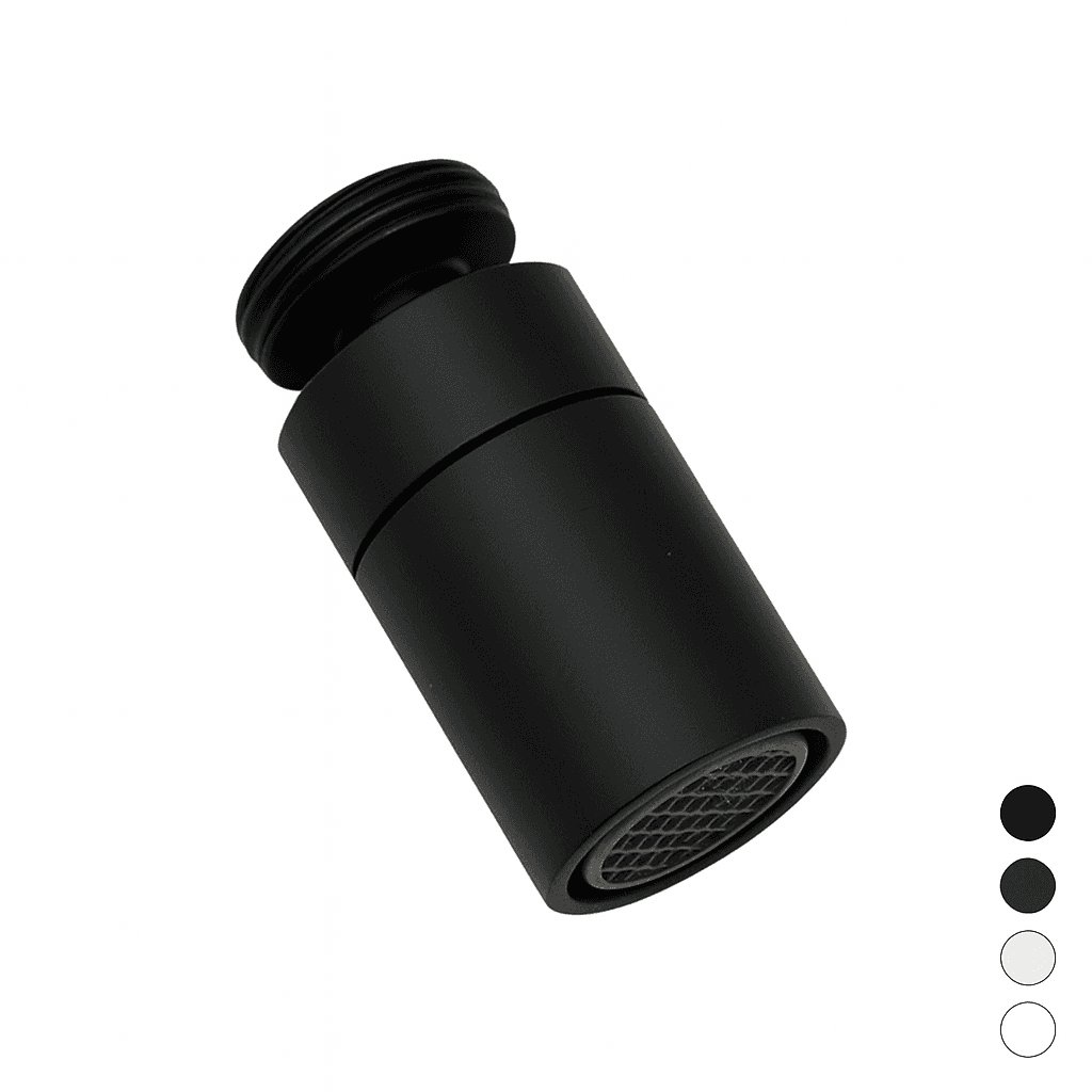 Aeratore con Snodo per Monocomando Bidet Artic Nero Opaco Maria - 2
