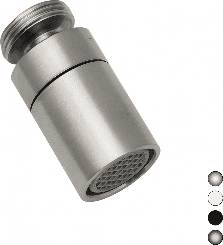 Aeratore con Snodo per Monocomando Bidet Artic Nichel Spazzolato Maria - 2