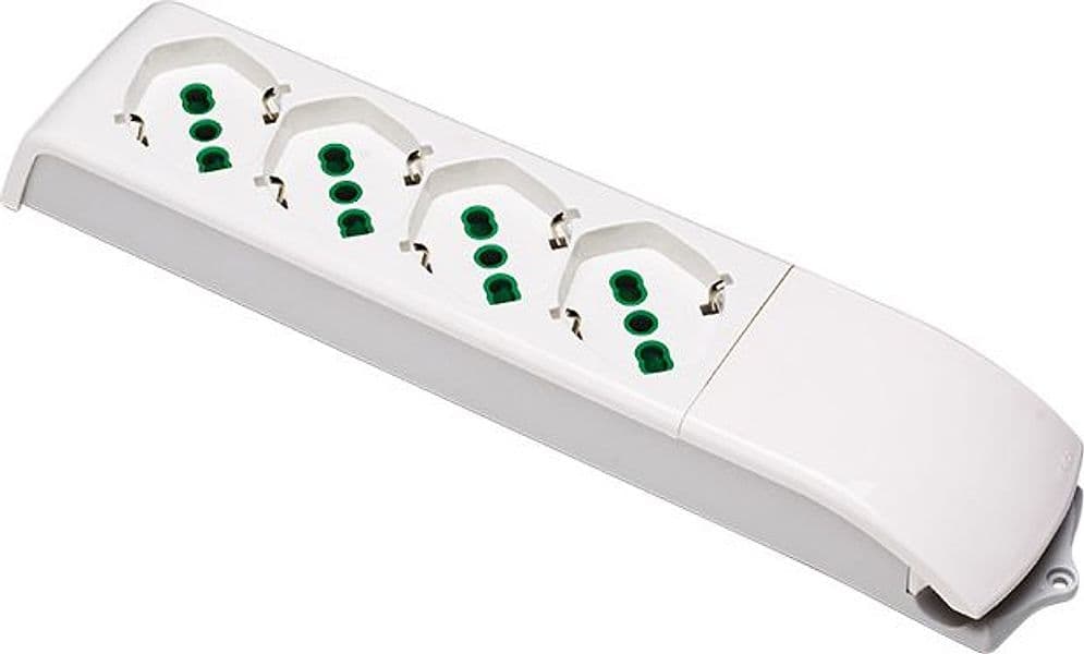 Multipresa senza Cavo 4 Posti 2P+T 10 16A Schuko Fanton - 2