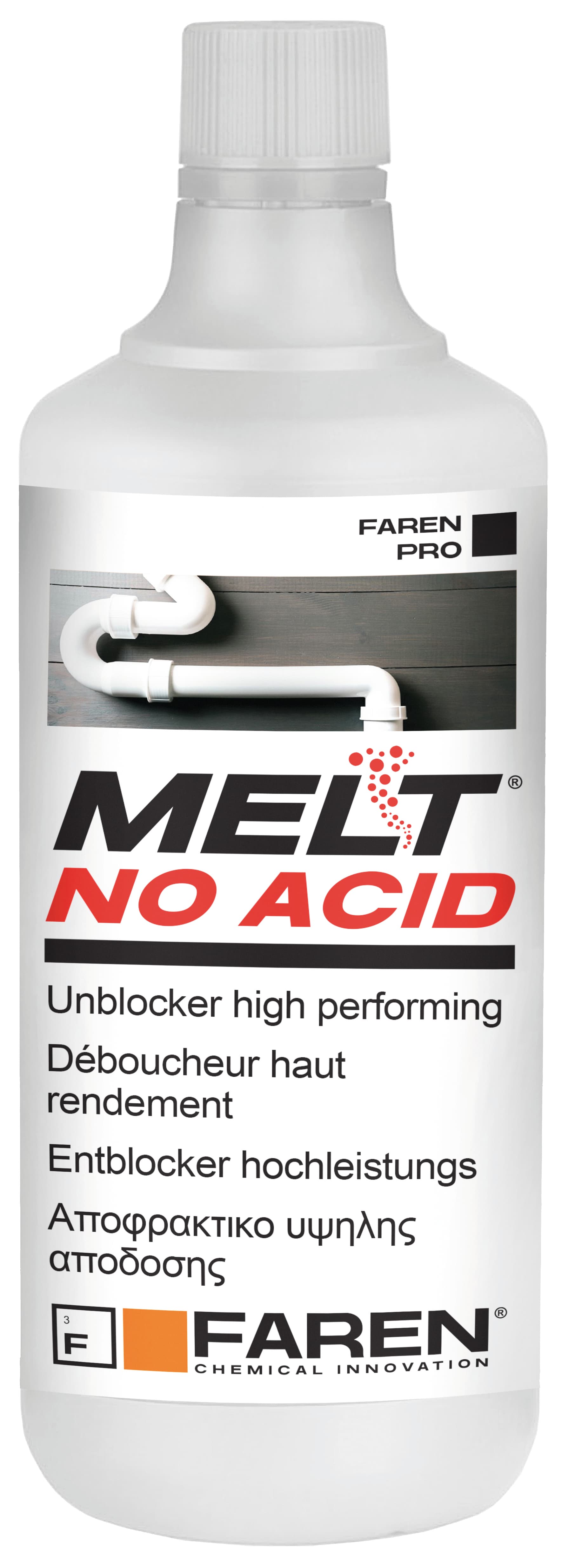 Disgorgante Liquido Melt No Acid L 1 12 Pezzi Faren - 2
