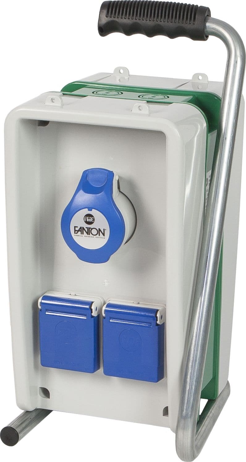 Quadro Elettrico Eolo 2 Prese Scuko IP44+2 Prese 200 250 V IP44 Cm 15 6 x - 2