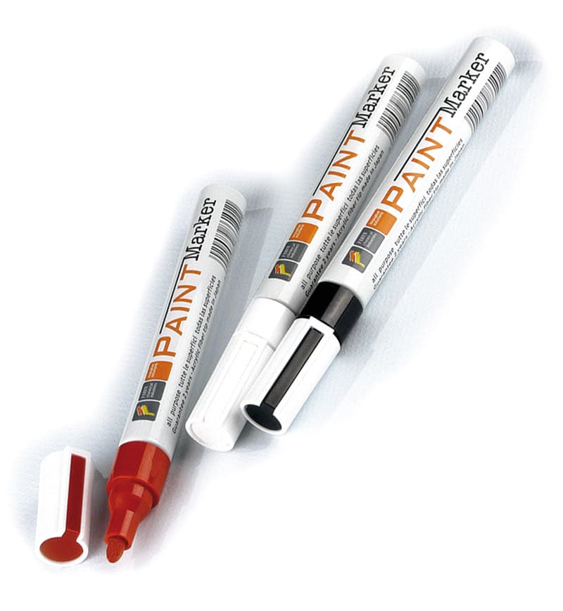 Pennarello Paint Marker Gr. 7 Colore Bianco 12 Pezzi Faren - 2