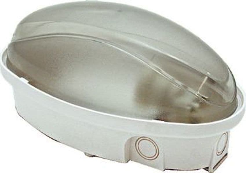 Plafoniera Panda Mini LED 12 W Bianca Ovale Ø Cm 21 5 x 12 5X11 H Fanton - 2