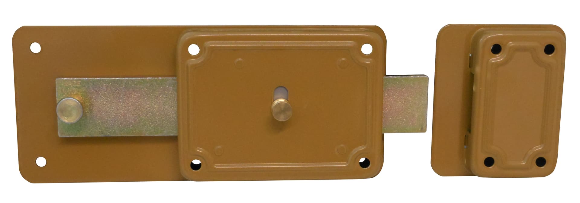 Ferroglietto Serratura Legno Appl. 6 M. Cil Staccato Art. P60 E.60 2 Pezzi - 2
