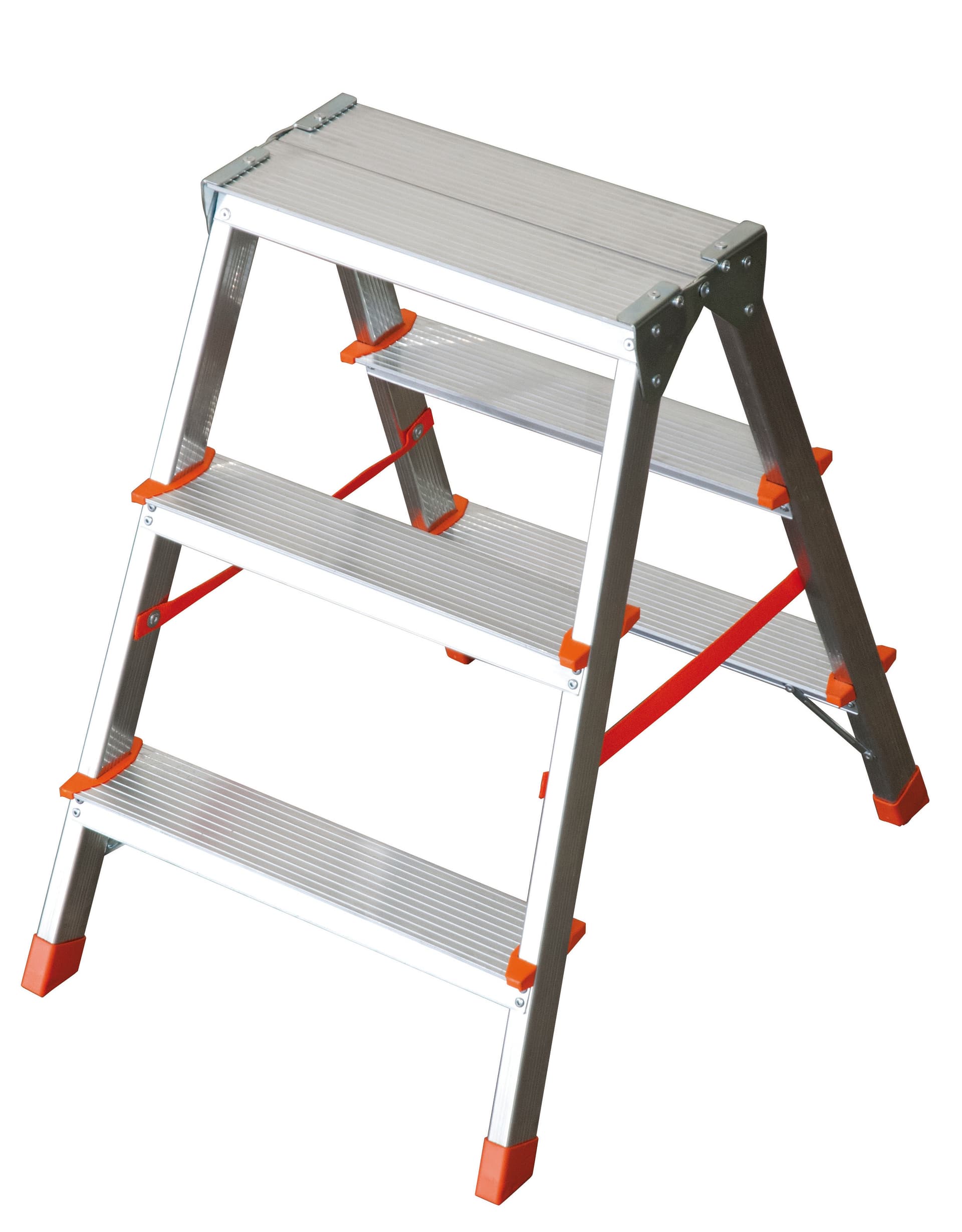 Sgabello in Alluminio Filo Doppia Salita 3 Gradini Facal - 2