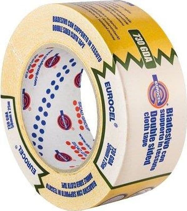 Nastro Biadesivo 730 Gda Eurocel 25 ml 50 mm 6 Pezzi - 2