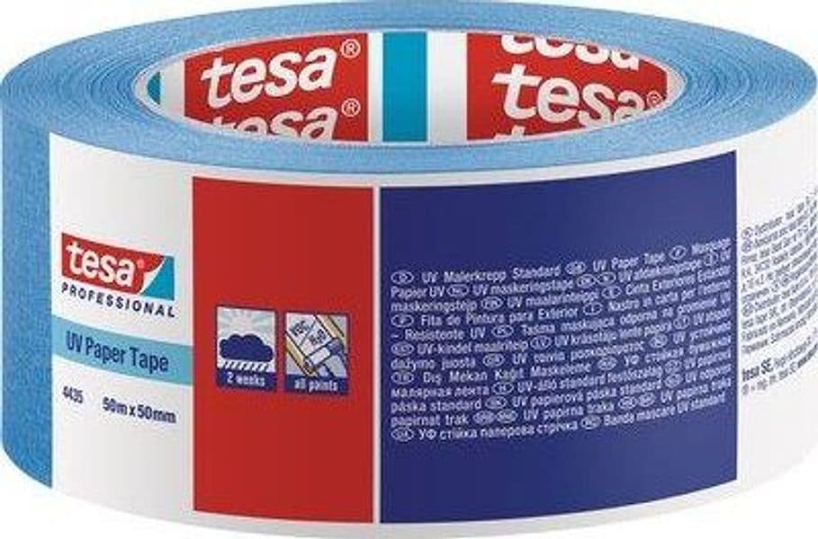 Nastro Carta Esterni Blu 4435 Tesa 50 ml 50 mm 6 Pezzi