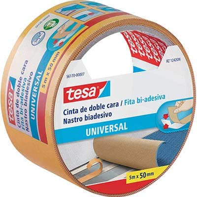 Nastro Biadesivo Universale Pavimenti Tesa 5 ml 50 mm 6 Pezzi - 2
