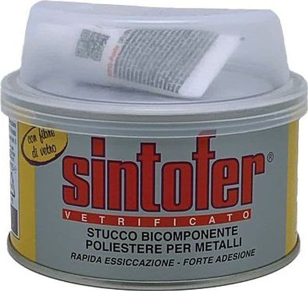 Stucco Vetrificato Carrozzeria Nautica Sintofer 175 ml 2 Pezzi - 2