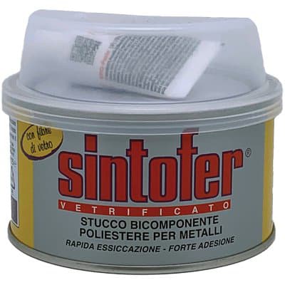 Stucco Vetrificato Carrozzeria Nautica Sintofer 175 ml 2 Pezzi - 2