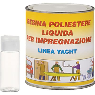 Fibroresina Liquida con Catalizzatore 750 ml 2 Pezzi - 2