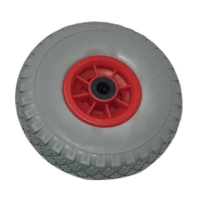 Ruota Pu Antiforo per Bravetta Mozzo Centrato Hand 3.00X4 Disco Plt Mozzo - 2
