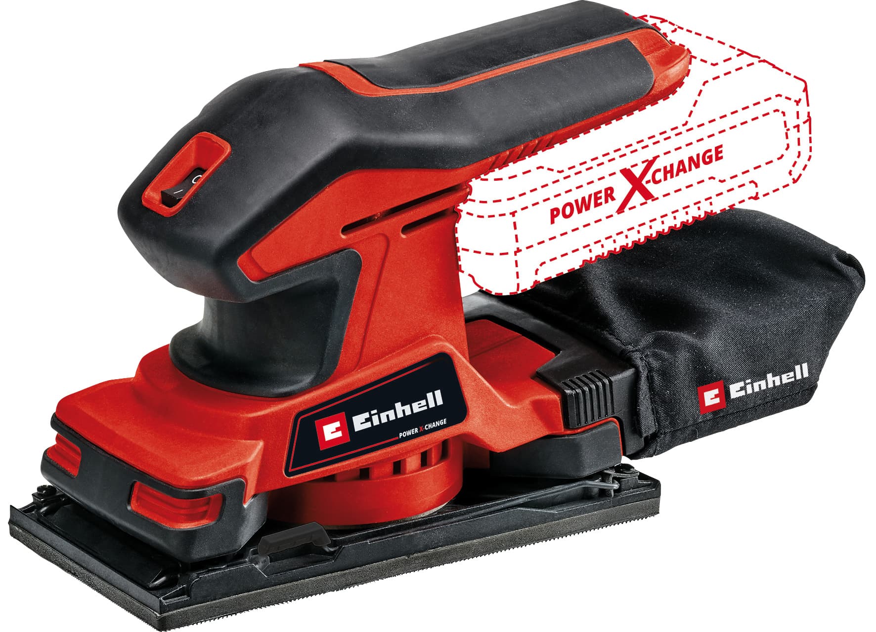 Levigatrice Orbitale a Batteria TC Os 18 187 Li Solo Einhell - 2