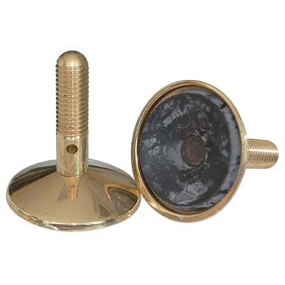 Piedino Regolabile Rialzato per Mobili Ø 40 mm 10 x 28 mm H 57 mm 6 Pezzi - 2