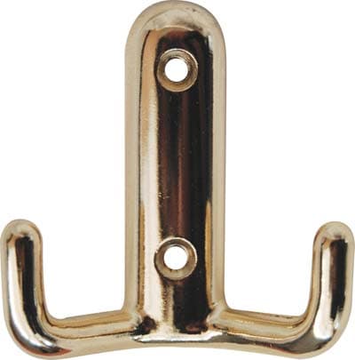 Appendiabiti Saturno Zama Ottone Lucido 61 x 58 mm 5 Pezzi - 2