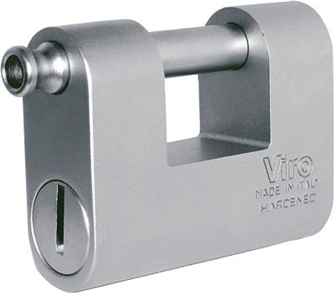 Lucchetto Antiscasso Monolith Viro Acciaio Carbonitrurato Chiavi 2 mm 78 - 2