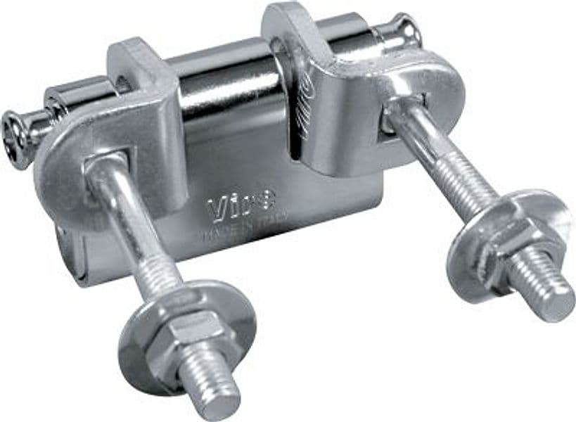 Occhioli Fissi Cancello Viro Zincati Vite Spostamento 44 mm 16 mm 2 Pezzi - 2