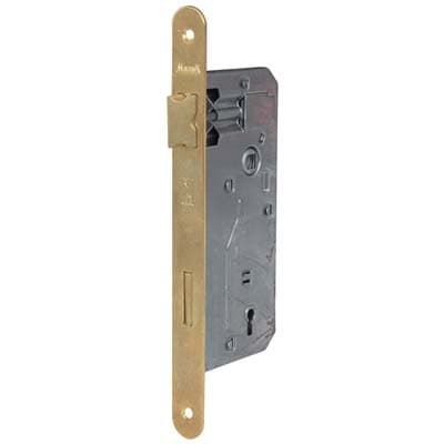 Serratura Patent B.tondo Bronzato 040T Bonaiti I.mm 90 F.mm 22 E.mm 45 - 2