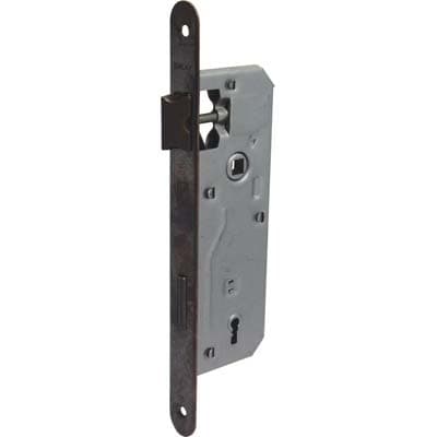 Serratura Patent B.tondo Bronzato 040T Bonaiti I.mm 90 F.mm 22 E.mm 35 - 2