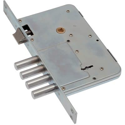 Serratura Metallo Infilare 654 x 2 Sab B.q Zinc F.mm 25 Dm M4 con Scr E.mm - 2