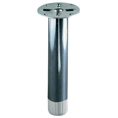 Piedino Mobili Regolabile Acciaio Zincato Ø 28 mm 12 cm 4 Pezzi - 2