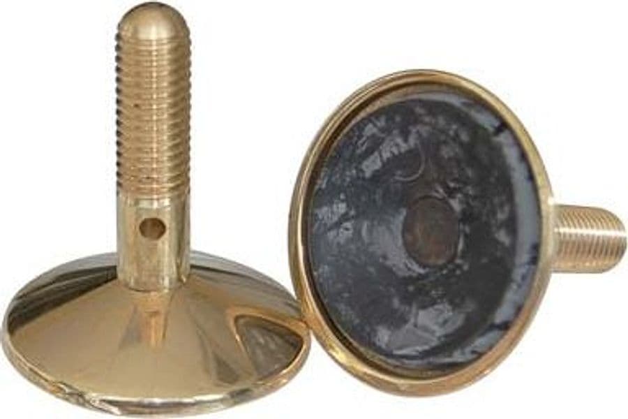 Piedino Regolabile Rialzato per Mobili Ø 60 mm 12 x 28 mm H 60 mm 6 Pezzi - 2