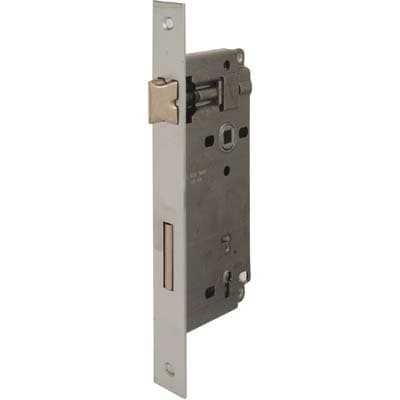 Serratura Patent B.quadro Cromo Opaco 040P Bonaiti I.mm 90 F.mm 22 E.mm 50 - 2