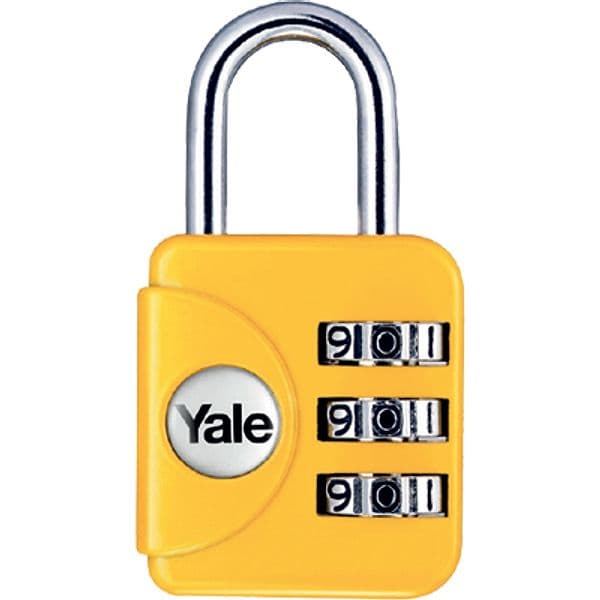 Lucchetto a Combinazione YP1 Yale Cromato 28 mm 2 Pezzi - 2