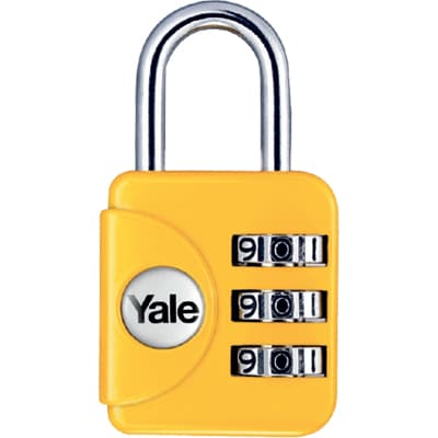 Lucchetto a Combinazione YP1 Yale Cromato 28 mm 2 Pezzi - 2