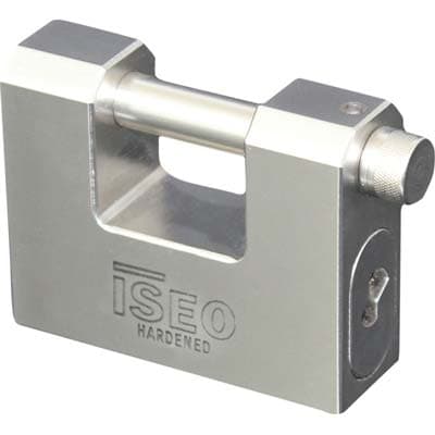 Lucchetto Antiscasso Clarus Iseo Acciaio Carbonitrurato Chiavi 3 mm 75 - 2
