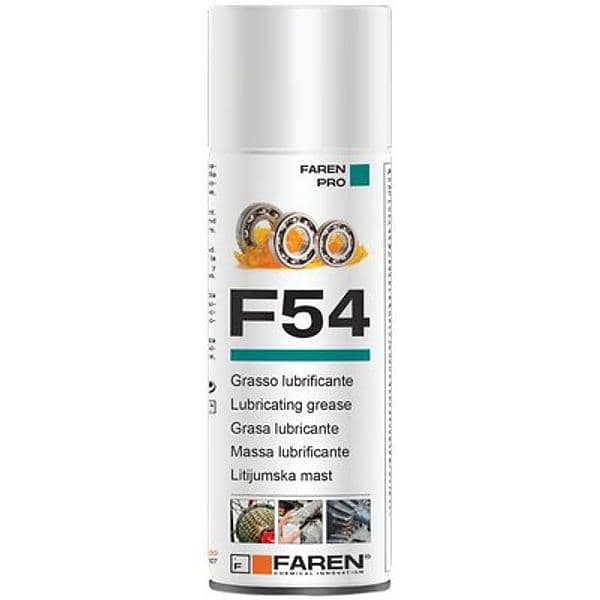Grasso Litio Spray F54 Faren 400 ml 12 Pezzi - 2