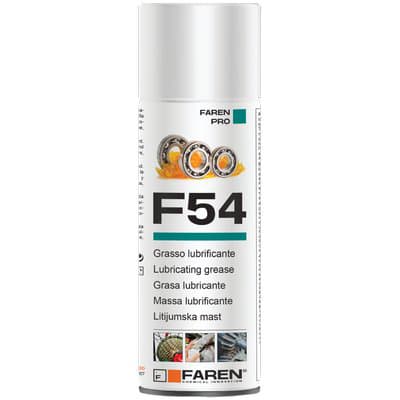 Grasso Litio Spray F54 Faren 400 ml 12 Pezzi - 2