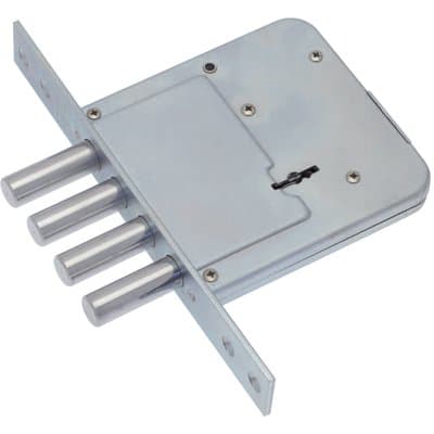 Serratura Metallo Infilare 454 Sab B.q Zinc F.mm 25 Dm M4 H.cm 110 E.mm 60 - 2