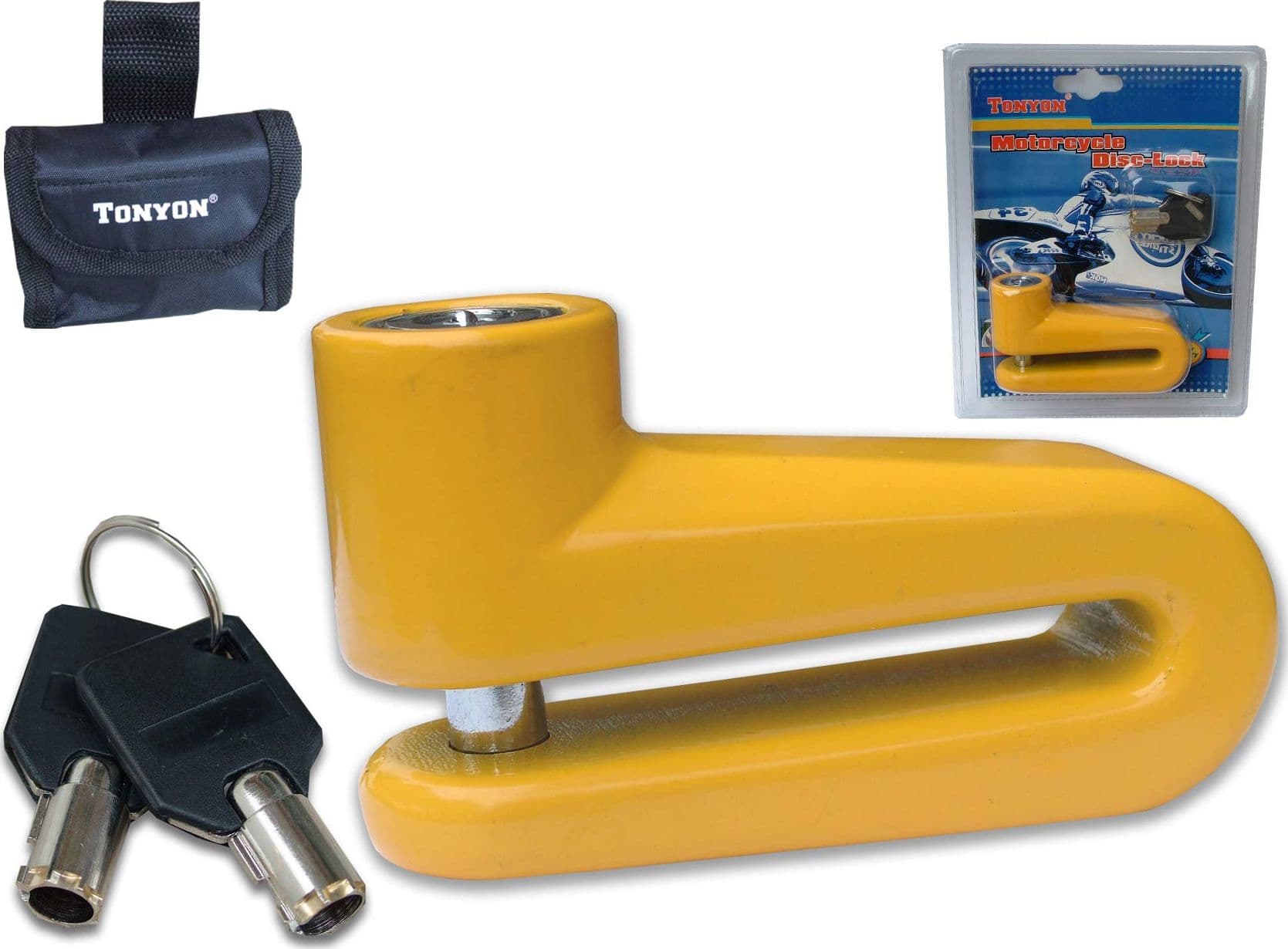 Antifurto Bloccadisco Moto 93055 Ilsa Acciaio Perno Mm 5,5 - 2