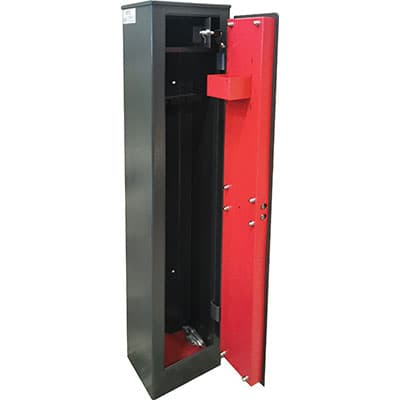 Armadio Porta Fucili Classic 3 Posti Effe con Tesoretto Cm 25X20 H.cm 145 - 2