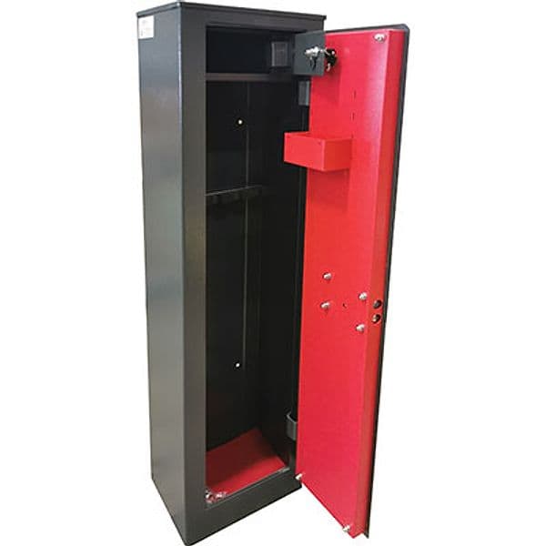 Armadio Porta Fucili Classic 5 Posti Effe con Tesoretto Cm 35X25 H.cm 145