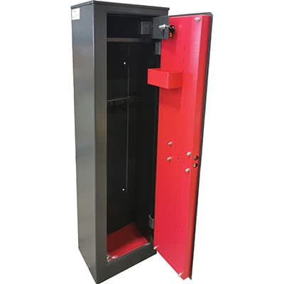 Armadio Porta Fucili Classic 5 Posti Effe con Tesoretto Cm 35X25 H.cm 145 - 2