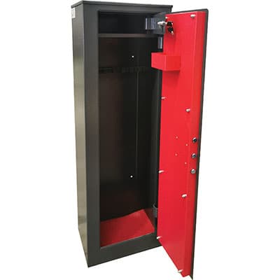 Armadio Porta Fucili Classic 8 Posti Effe con Tesoretto Cm 42X30 H.cm 145 - 2