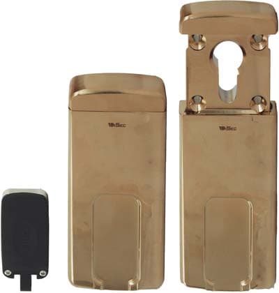 Defender Magnetico MG310 Disec F.sagom Mm 110X55 Ottone Lucido - 2