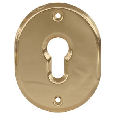 Mostrina Porta Blindata 316L Cipierre F.sagom Ottone Oro 90 x 70 mm 5 Pezzi - 2