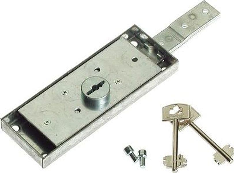 Serratura Serranda Applicare 2215 Securemme Dm C.piegato Laterale Dx - 2