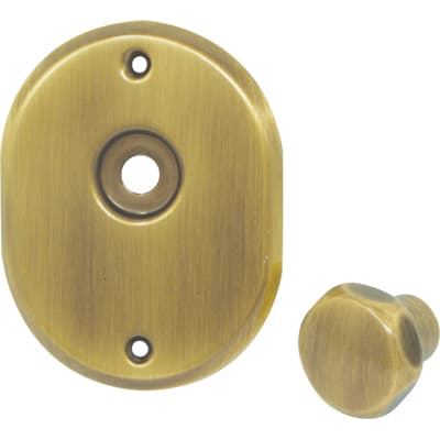 Mostrina e Pomolo per Cilindro con Perno 331L Cipierre Mm 90X70 Ottone - 2
