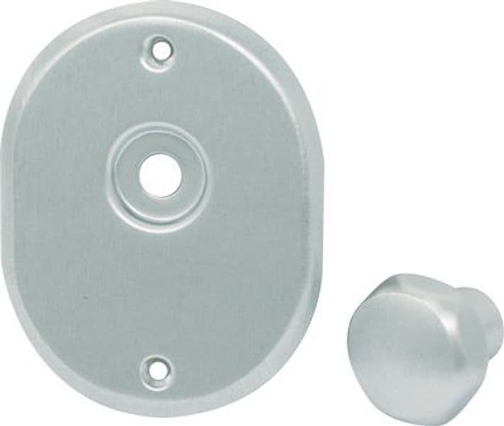 Mostrina e Pomolo per Cilindro con Perno 331L Cipierre Mm 90X70 Cromo - 2