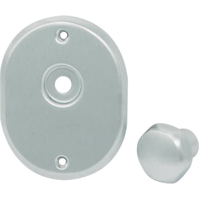 Mostrina e Pomolo per Cilindro con Perno 331L Cipierre Mm 90X70 Cromo - 2